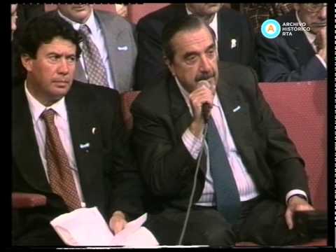 [Reforma Constitucional: Eduardo Menem asume la presidencia de la Convención]