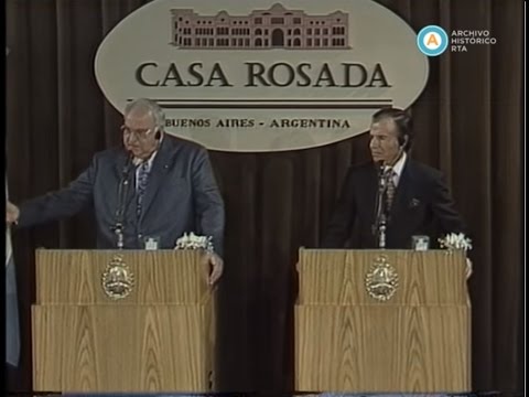 [Conferencia de prensa de Helmut Kohl y Carlos Menem] (incompleto)